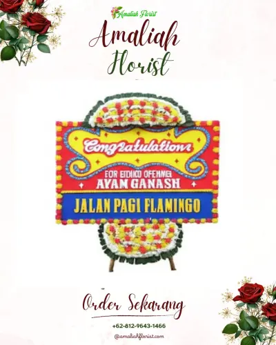 Bunga Papan Congratulation di Bojen